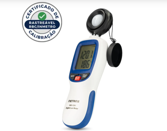 Luxímetro digital 0 a 200.000 lux